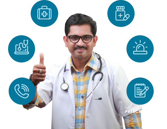 Online doctor consultation features at Dofody