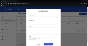 Add record, Pop up