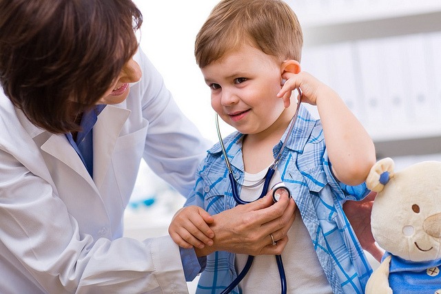 doctor, paediatrician, consultation, fever