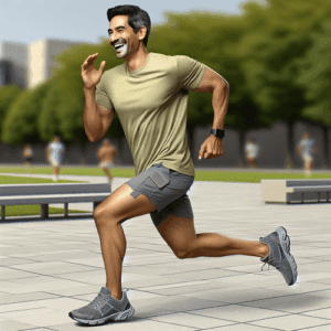 man running