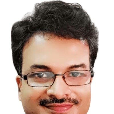 Dr Gibby Koshy, doctor at Dofody, in a collared shirt
