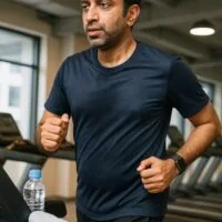 kerala man running to prevent heart disease