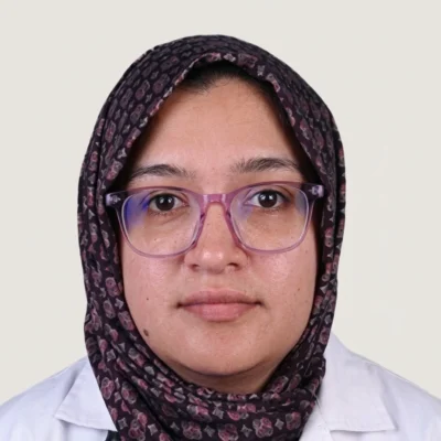 A portrait of Dr Amina Gynecologist in Kerala