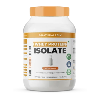 naturaltein whey protein isolate 1kg unflavoured