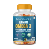 premium triple strength omega 3 fish oil front view