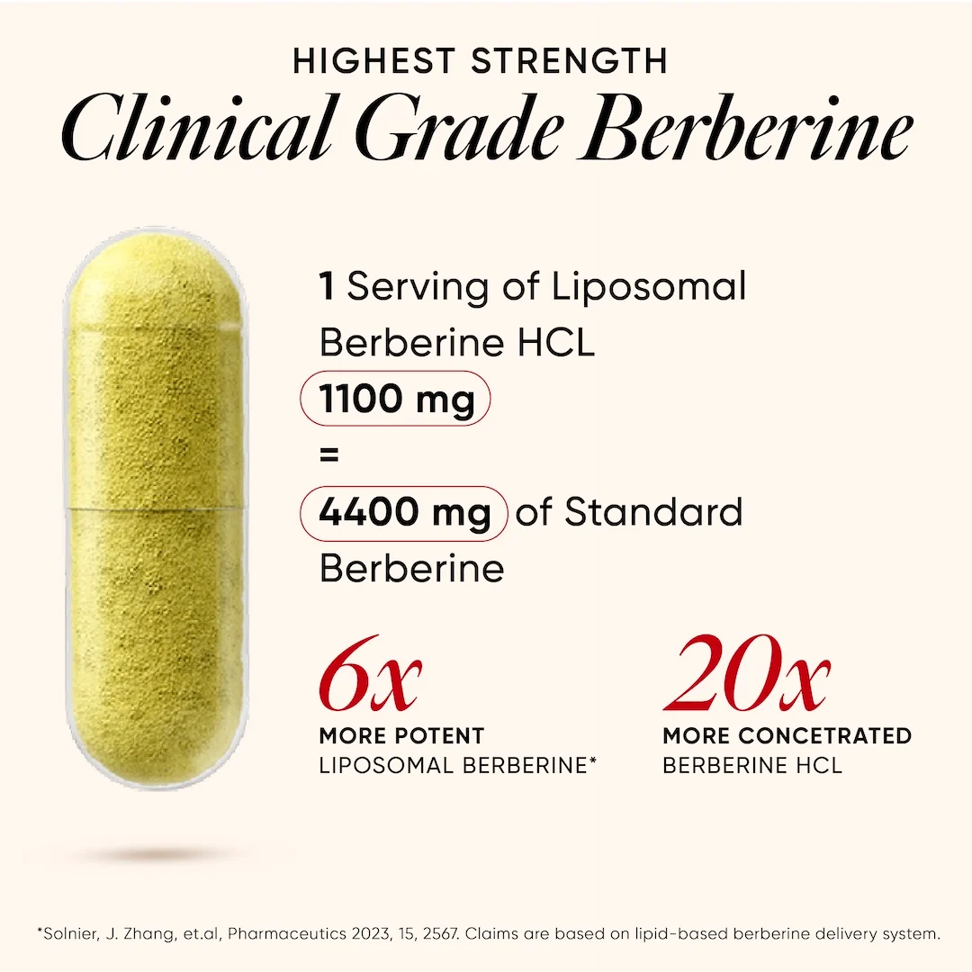 A graphic showing the Berberine capsule
