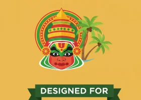 designed for kerala logo